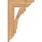 Ekena Millwork Merced Traditional Smooth Bracket, Western Red Cedar, 3 1/2"W x 14"D x 22"H BKT04X14X22MRC01SWR - alternate 2